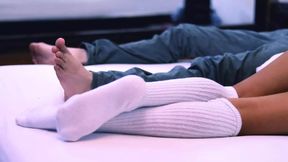 Naughty girlfriend with her boyfriend&amp;#039;s best friend in his room