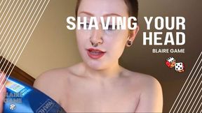 Shaving Your Head - POV, Head Shaving, Bald Femdom