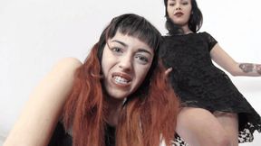 Valerie shows in Geneva as she likes to kick you in the balls loser (MOBILE VERSION WMV)