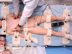 Intensily powerful bondage orgasms for restrained teen