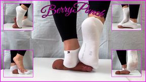 Tommy Hilfiger Socks Cock Crush - Cock Trampling - Sockjob - Footjob - CBT - 1080HD