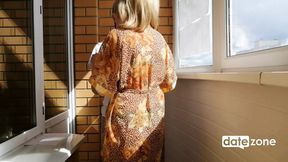 Weekend fucking with my wife on the balcony