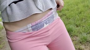Goodnites outdoor leaking leggings diaper wetting peeing