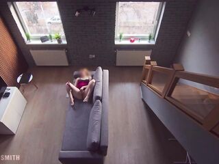 I Openly Masturbate During the time that My Stepbro Got Home And Watched Me Untill I Cum