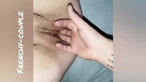 @# My husband teases me with his fingers before exploding in orgasmic wrath on him
