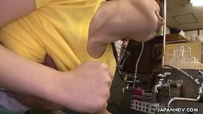 Sticky&#x6DEB;AsianSlut Kicked Back by Bros, Builds Up Heat for More Rough Pleasure