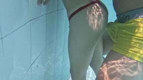 OH, STEPFATHER! I'M ASHAMED THAT THE NEIGHBORS SEE US FUCKING IN THE POOL
