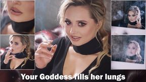 Your Goddess fills her lungs
