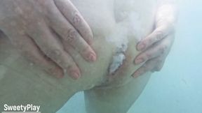 Deep Dive Anal&#x1F44C; Milk Enema with Fart Fantasies