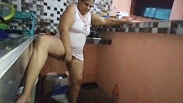 I'm so horny that I can't stand it and I end up masturbating in the presence of my stepfather