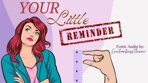 Your Little Reminder: A Masturbation Lesson for Chronic Masturbators