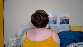 before and after haircut may 2025 – brunette short hair style milf