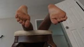 Teeny Mesmerized by Giantess's Dirty Sexy Feet POV 4K smaller