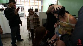 Filthy Whore Fucked at the Laundromat