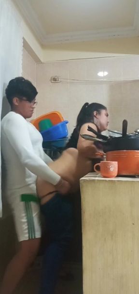 Employee Fucked in Kitchen and Bedroom