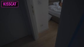 at the night step mom didn t expect surprise fuck from step son with facial cum in share bed