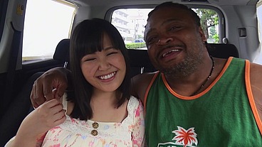 Amarican BBC fucking the tight pussy of big tits japanese girl