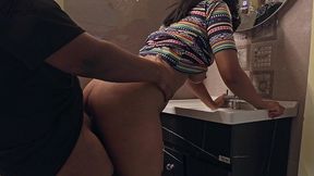 big ass amateur stepsister standing fuck in living room - hottest compilation