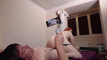 Behind the scene with busty StepMommy