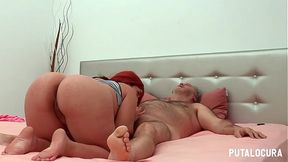 PutaLocura - Busty Redhead Katalina La Grande Ravishes Torbe's Pole