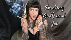 Smoking Girlfriend Dildo JOI - Cum with Me