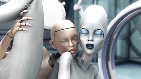 Galactic Futanari Frenzy: Android ravages alien chick's orifices in 3D anim&#x00E9; smackdown!