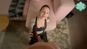 It Doesn't Protrude Past His Balls! Adreena Winters With A Ruthless Cock Mocking!