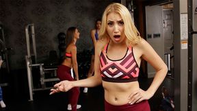 Stunning sporty chicks Sierra Nicole and Tara Ashley fuck in the gym
