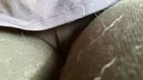Tiny Human Spy's on Giantess Watching TV on Couch POV 4k