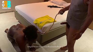 BDSM amador, Realizador Baiano fudendo Submissa Cadelinha do amigo com direito a dupla penetração na putinha casada! Menage amador