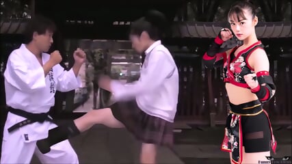 asian karate girl JURIA NAGANO kicking balls BALLBUSTING COMPILATION 4 nutshots sexiest female fighter ever