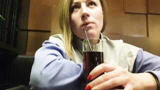 Pickup master! seduced chick into a bar and banged! her