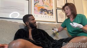 nipple licking handjob with matt bishop