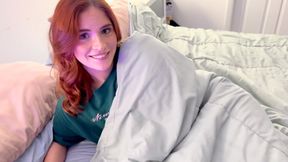 I joined my little sister's nasty solo session, she begged me not to leave