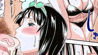1 PIECE - NAMI X NICO ROBIN CRAZY SEXY 3 WAY