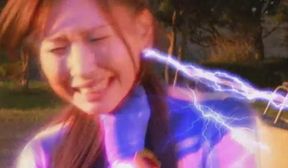 superheroine get her Tits punch