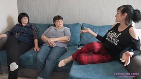 ANGELA, HELEN and SALMA - Prove us your devotion and show your efforts, young slut (HD)