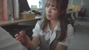 Kissing Kominato in Cosplay, Her Naughty Boss Gets Hands-On