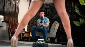 Richelle Ryan Has Sex with Stepson Josh via Sneaky Upskirt Footage!