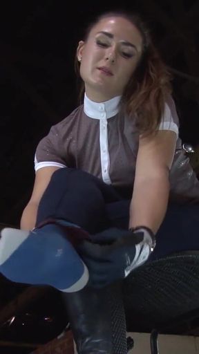 Captivating moment from &quot;CRUEL REELL - THE TASTE OF FEMALE RIDERS&quot;