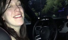 HOT MILF Backseat Fun In Mustang GT Sports Car With Random Stranger