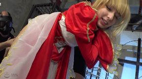 Karina Nishida&#039;s Anal Cosplay Dildo Duet with Nero Claudius