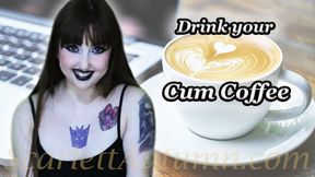 Drink your Cum Coffee - MP4 HD 1080p