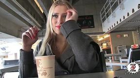 Sexy Blonde Russian Gets Pounded Doggystyle and Takes a Cumshot