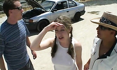 cute teens first gangbang in my bangvan