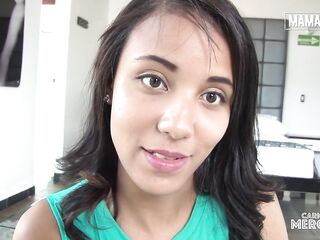 Cute Lalin Girl Dayana Cruz Picked Up For Hard Sex With Large Wang - CARNE DEL MERCADO