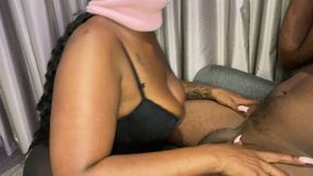 @Cannaqueen23 shows off her sloppy head game (Angle #2)