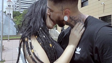 Naughty hippie fucking a lot
