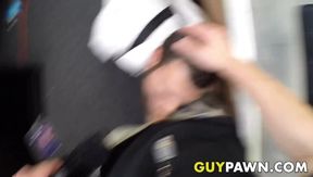 Horny stud gets his ass drilled in a hardcore POV anal fuck