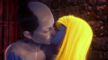 Gargamel Smurfing Smurfette